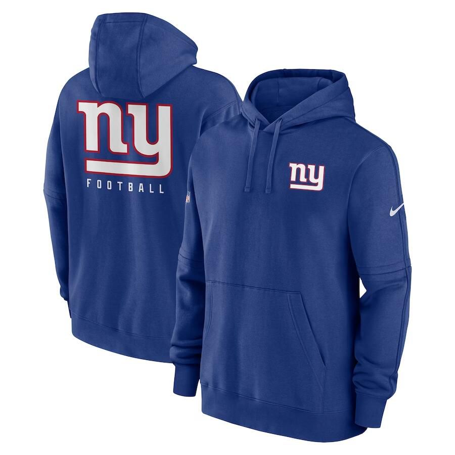 Men 2023 NFL New York Giants blue Sweatshirt style 1-0
